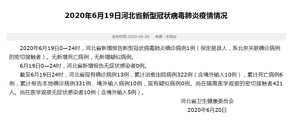 河北邯郸磁县最新通告:所有人员足不出户/邯郸磁县新冠肺炎情况