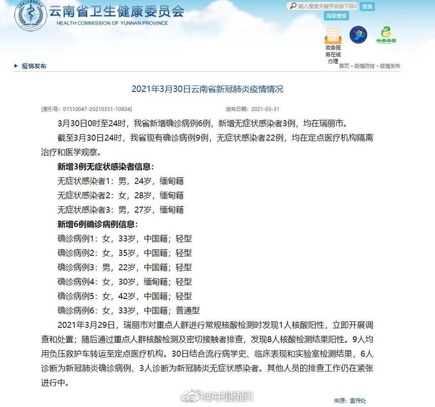 31省6月3日新增4例本土确诊(6月6日新增本土病例)