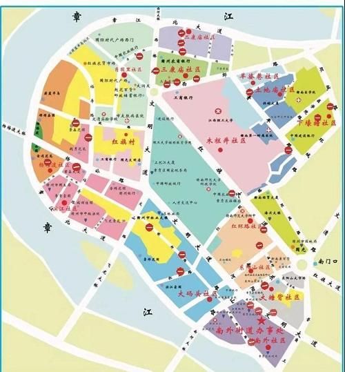警方通报江西赣州章贡区疫情最新情况:赣州章贡区区划图
