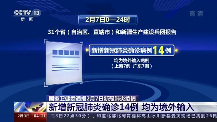 【3地新增确诊14例含本土7例,新增3例本地确诊病例】