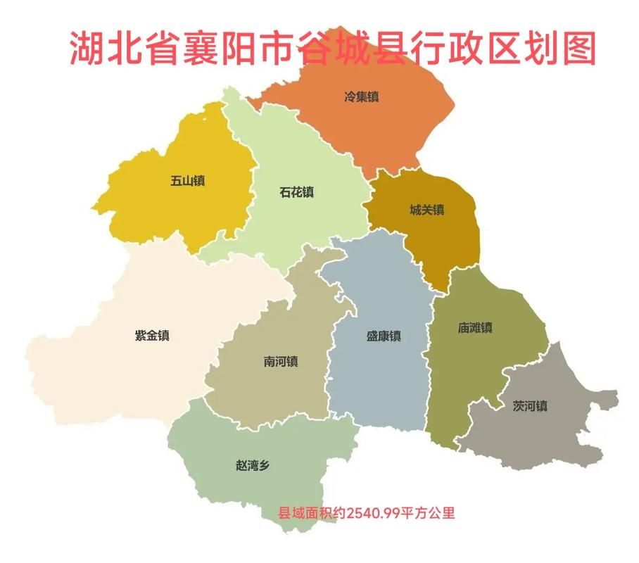 一张图看懂湖北省襄阳市谷城县近6天活动轨迹/襄阳谷城县地图全图高清版