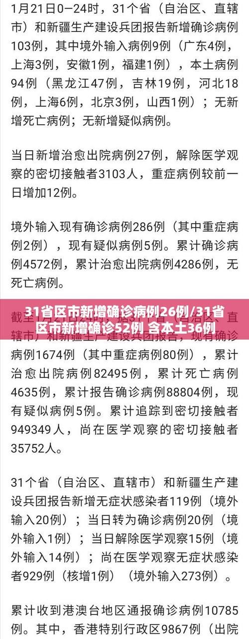 31省新增27例无症状感染者及7例无症状/31省区市新增无症状感染37例