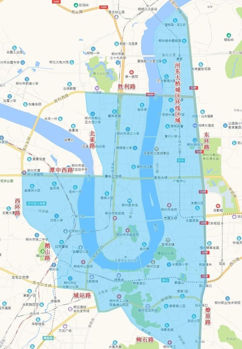 广西壮族自治区柳州城中区疫情分布图最新/柳州 城中区